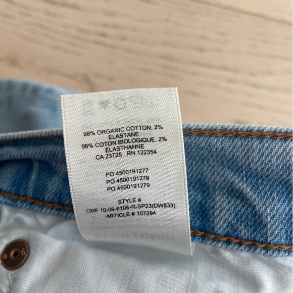 ARITZIA DENIM FORUM Arlo High-Rise Straight Jeans – 30 – 27” Inseam – EUC - Picture 7 of 11